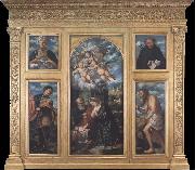 Girolamo Romanino Polyptych of the Nativity,with Saints Alexander,Jerome,Gaudioso and Filippo Benizzi France oil painting artist